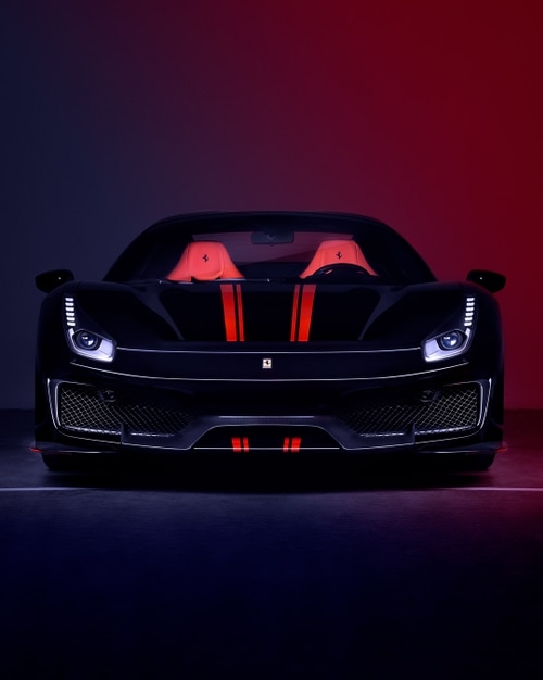 AUTO FERRARI FOTO PUBLICITARIA MONTESTUDIO